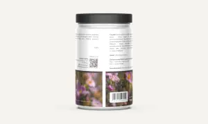 Opakowanie czystka, naturalnego środka na kleszcze dla psów i kotów. Drobno zmielony produkt w proszku.