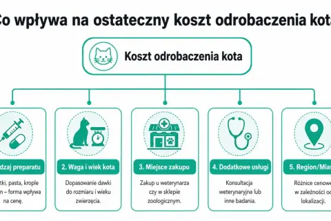 Ile kosztuje odrobaczenie kota? Zależy od preparatu, wagi, miejsca zakupu, dodatkowych usług i regionu.