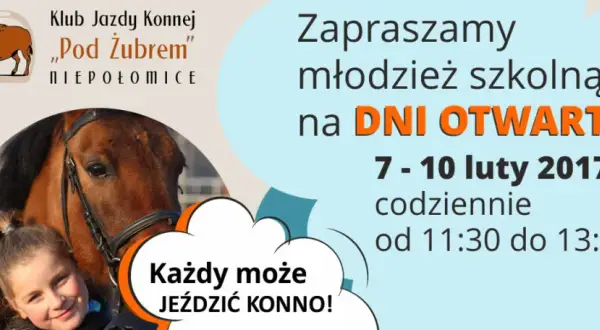 Klub Pod Żubrem Niepołomice: Cennik jazd konnych i pensjonatu