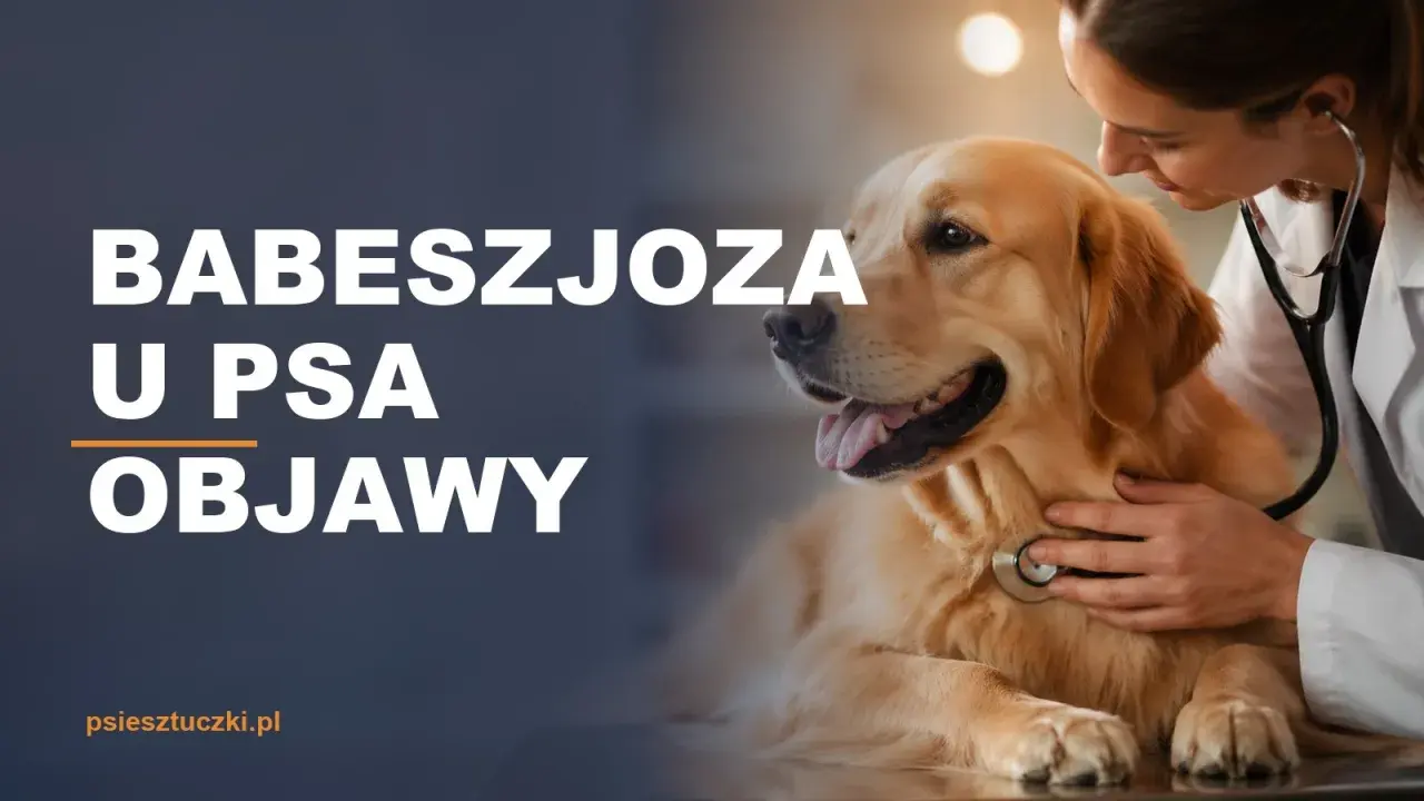 Babeszjoza u psa – objawy. Weterynarz bada złotego retrievera, by wykryć symptomy tej groźnej choroby.