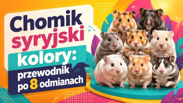 Chomik syryjski kolory: przewodnik po 8 odmianach. Urocze chomiki w różnych barwach, od białego po czarny.